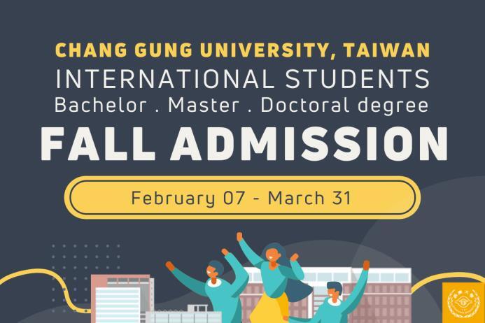 Chang Gung University is avidly recruiting overseas students.