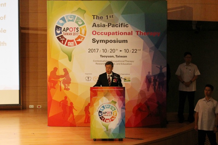 Vice President Dr. Jian-Ren Chen attending the opening ceremony of APOTS